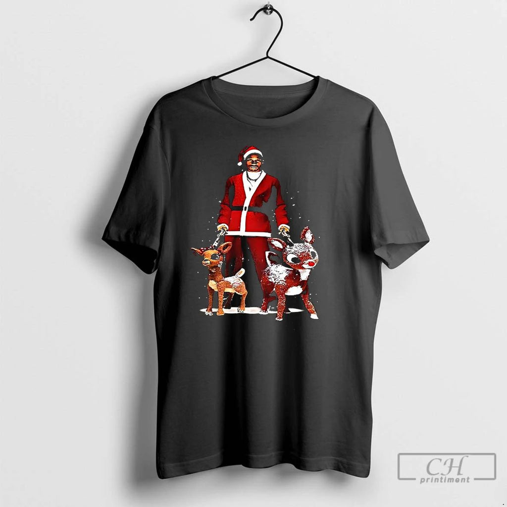 Premium Rudolph The Red Nosed Reindeer 2025 Christmas Hat T Shirts