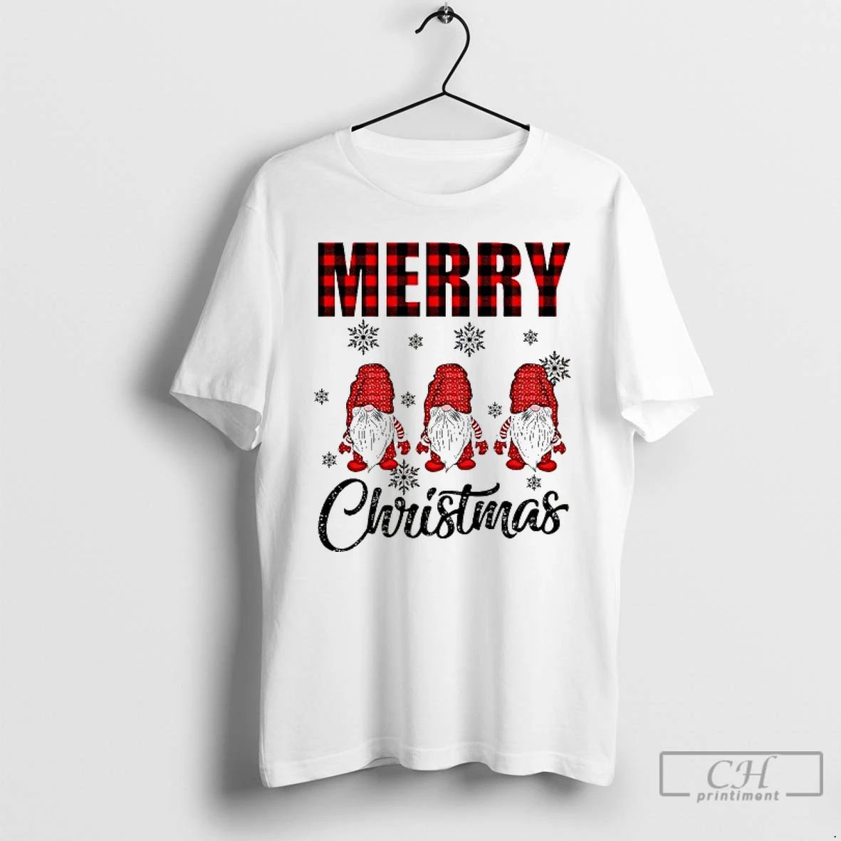 Classic Merry X Mas Knomes Christmas T Shirts