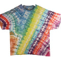 Handmade Rainbow Tie Dye T Shirt Hippie Boho Tee. Hanes XL Small Hole