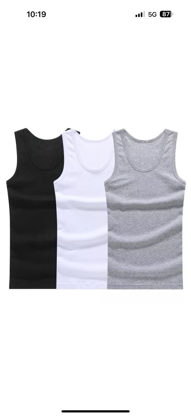 Lot Of 7 Small A-Shirt/ Tang Top Special,Individually Wrapped Last Of Inventory