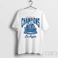 Premium World Champions La Dodgers Skyline T Shirts