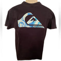 QUIKSILVER Surf Navy Blue Logo Tee Shirt Men M Medium