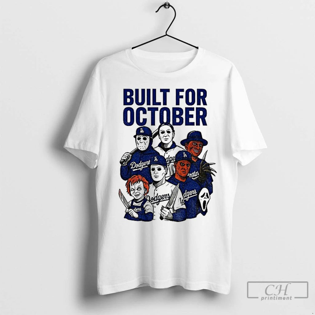 Classic Michael Myers Freddy Krueger Chucky Ghostface Built For October Los Angeles Dodgers Mlb 2025
