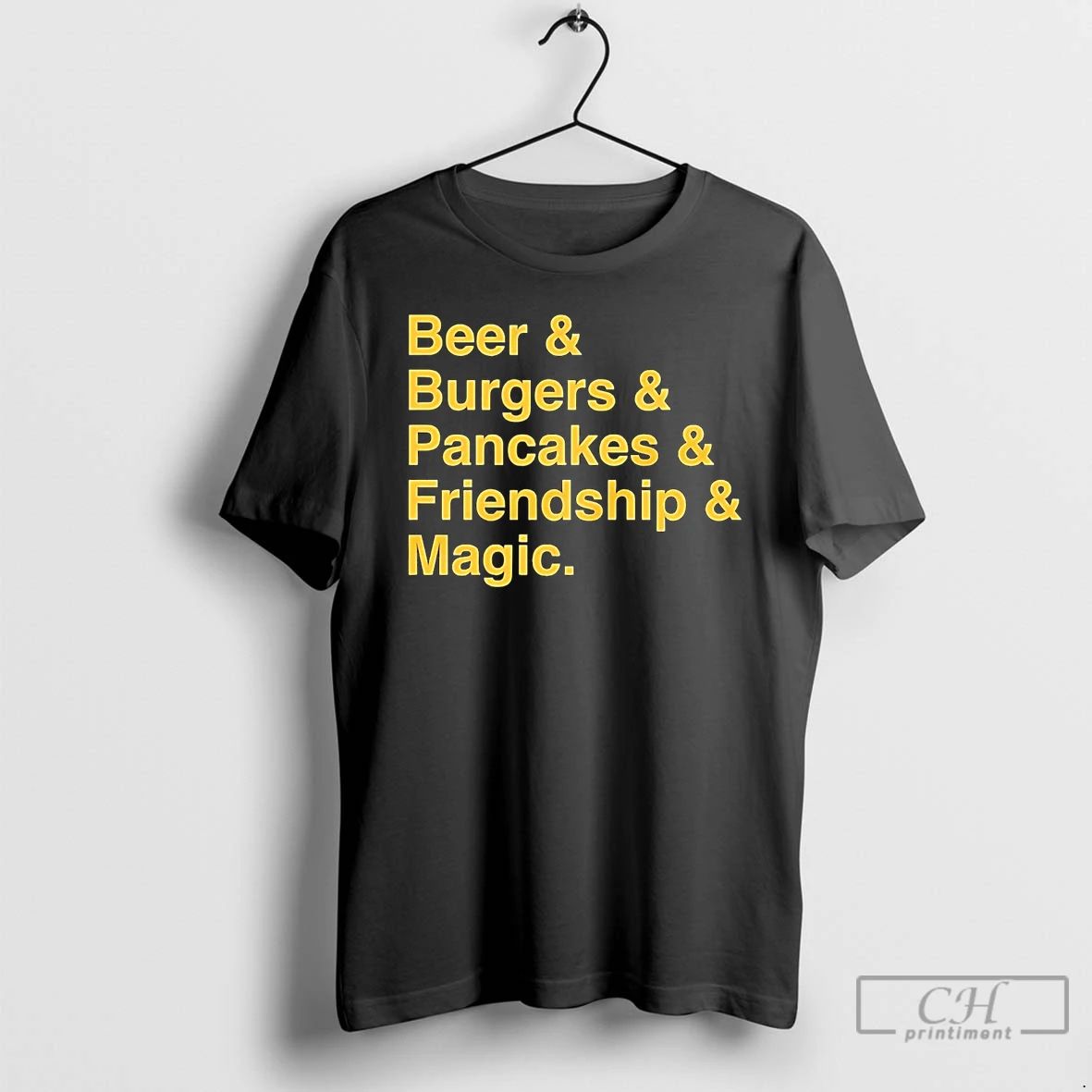 Classic Milwaukee Brewers Beer Burgers Pancakes Friendship Magic T Shirts