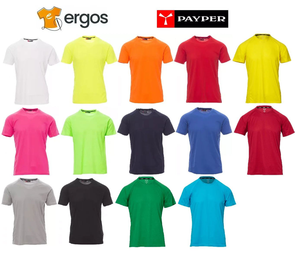 PAYPER RUNNER T-Shirt Men's Short Sleeve Running Fitness Sport Jersey 150gr