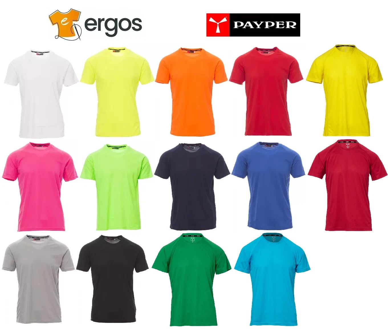 PAYPER RUNNER T-Shirt Men's Short Sleeve Running Fitness Sport Jersey 150gr