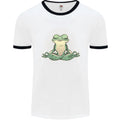 Yoga Frog Meditation Mens Ringer T-Shirt