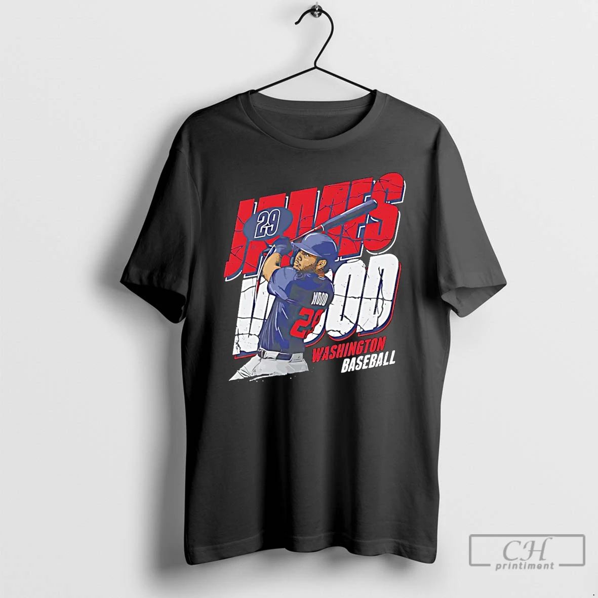 Premium James Wood Washington Nationals Number 29 Graphic T Shirts