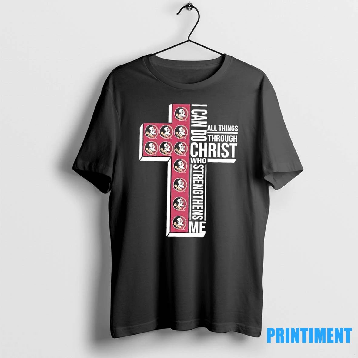 I Can Do All Things Through Christ Who Strengthens Me Florida State Seminoles Football Cross