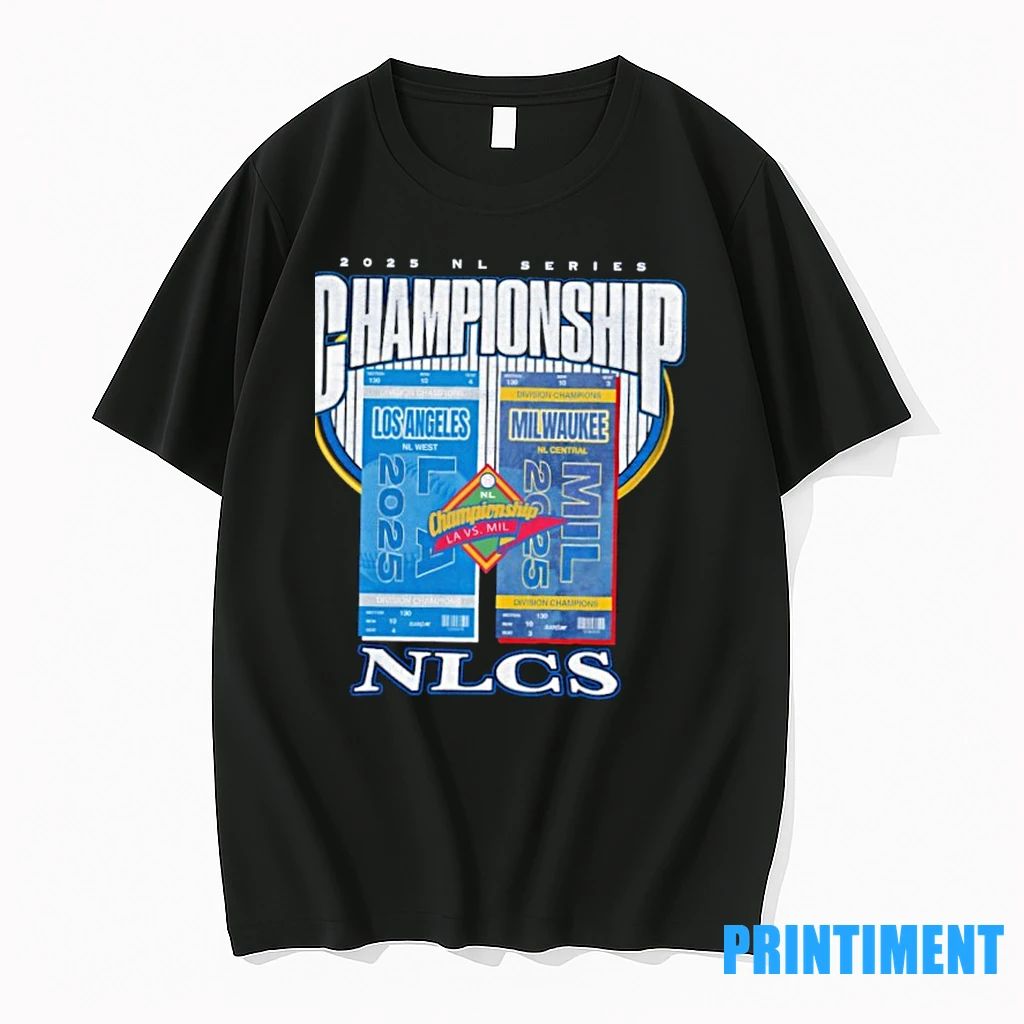 Los Angeles Dodgers Vs Milwaukee Brewers 2025 Nl Series Championship Nlcs Matchup Tshirts Sweater