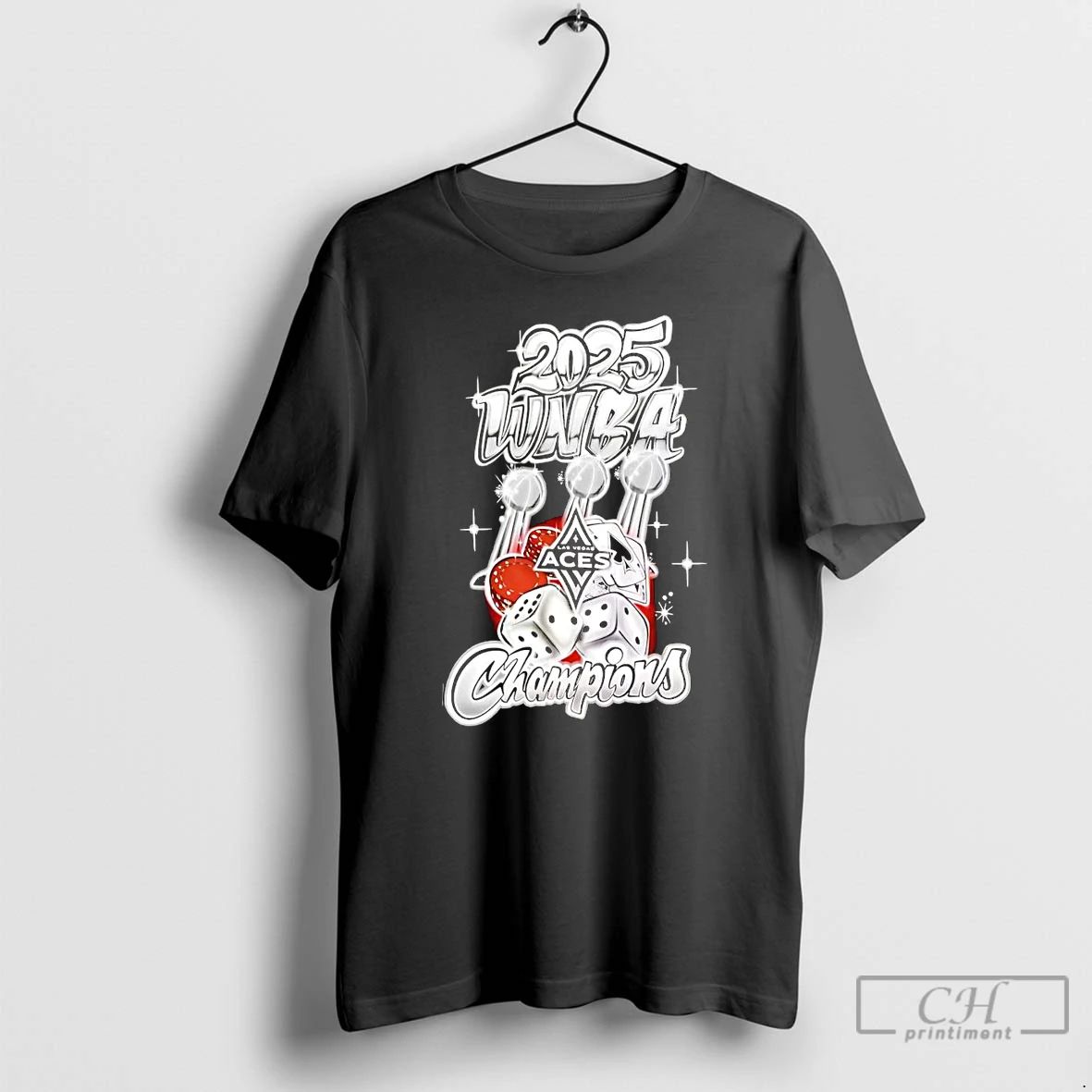 Classic Las Vegas Aces 2025 Wnba Finals Champions Graffiti T Shirts