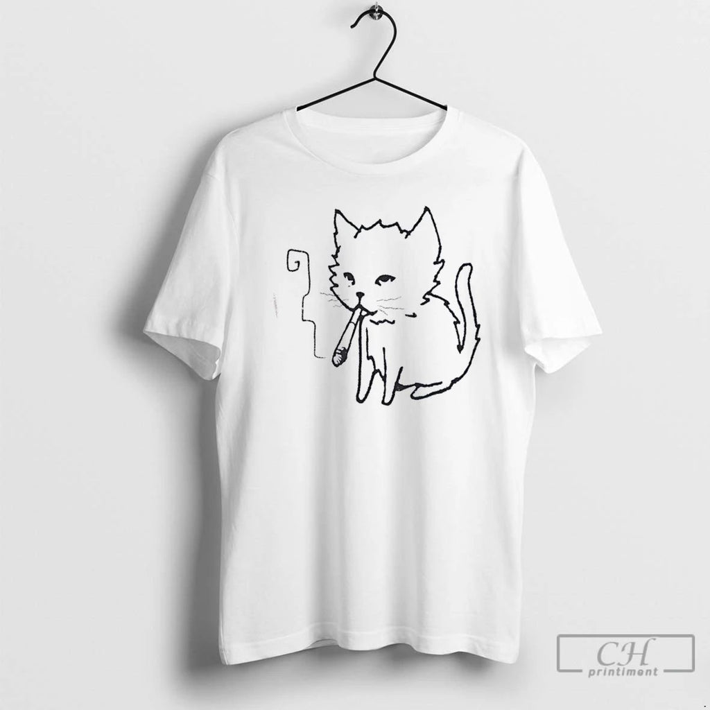 Classic Cat Smoking Cat Cult T Shirts