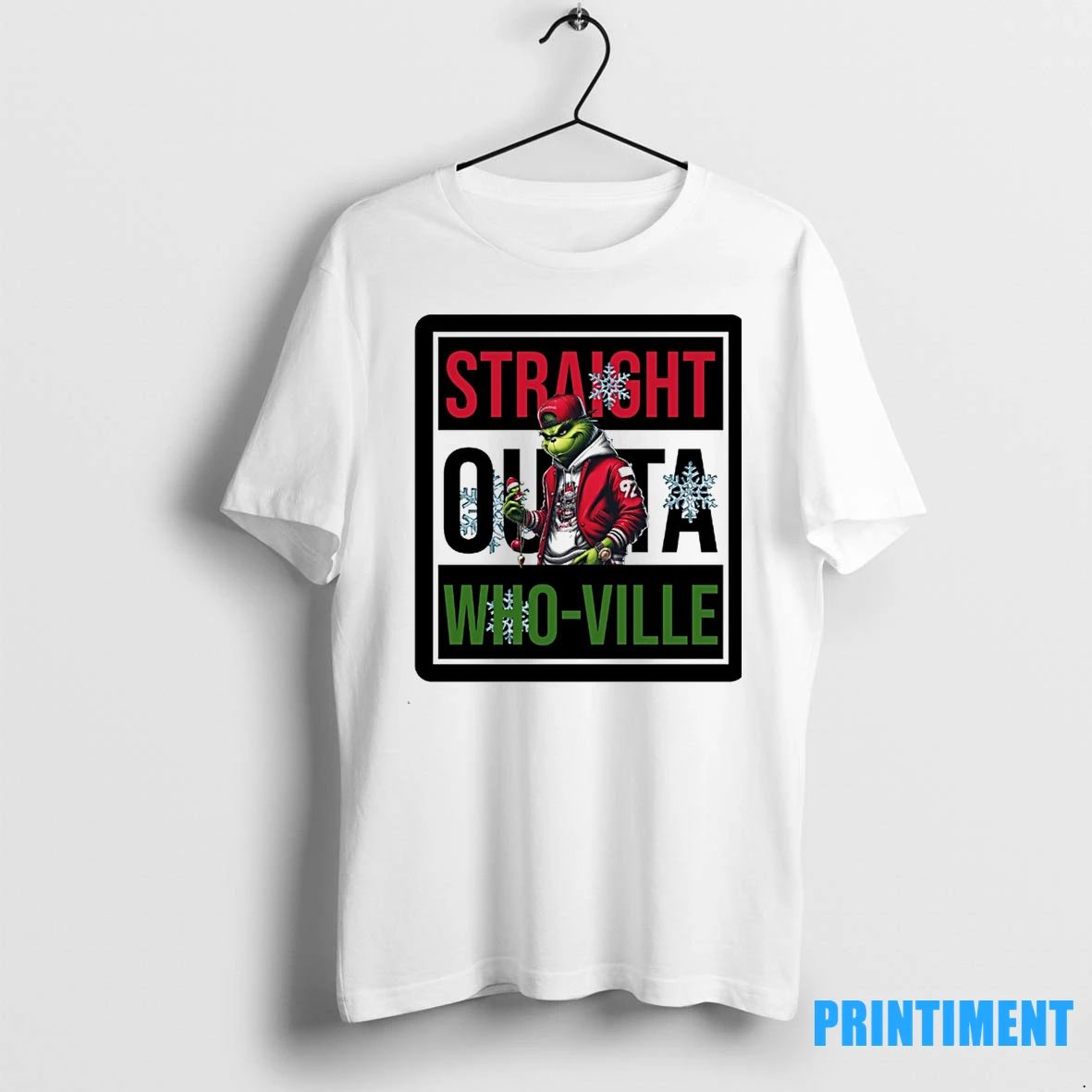 Grinch Straight Outta Whoville Christmas Tshirts Sweater