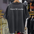 1999 Napster Thanks For Sharing Aged T-Shirt Black M