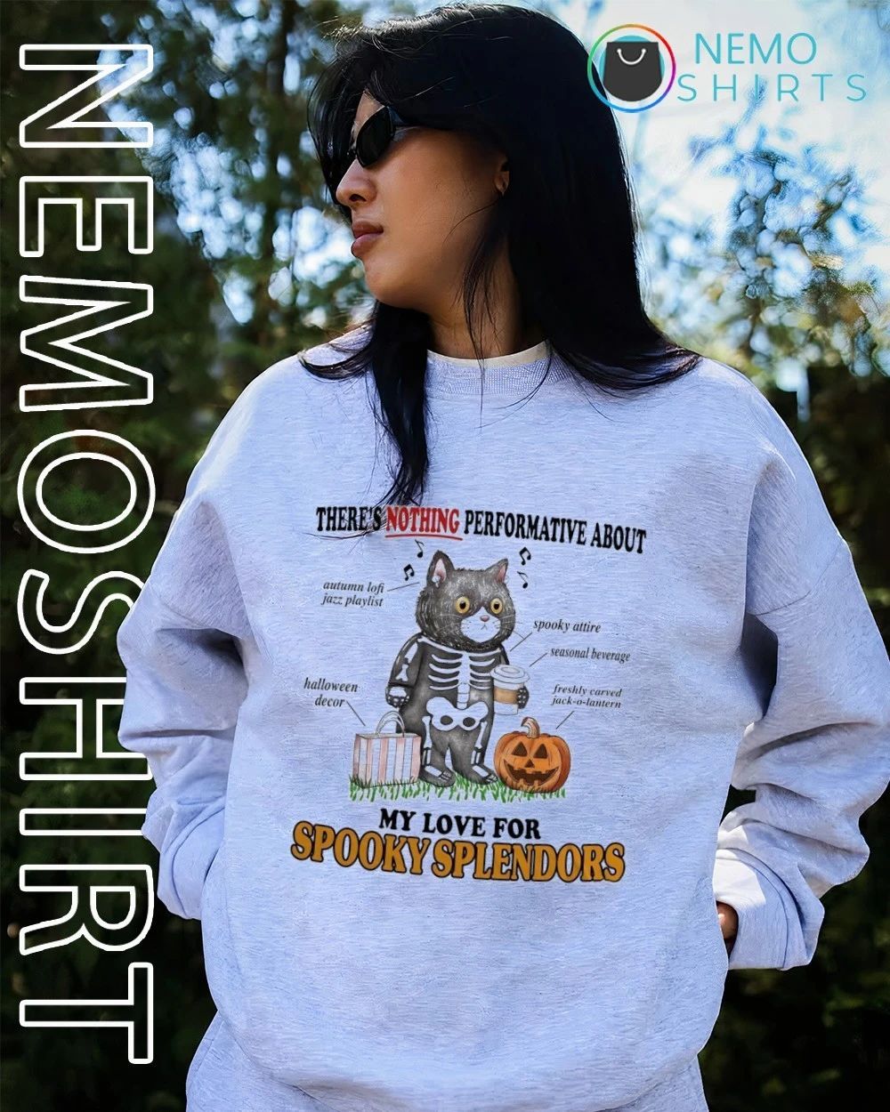 There’s nothing performative about my love for spooky splendors Halloween shirt