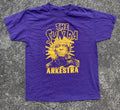 Retro Sun Ra SPACE IS THE PLACE Heavy Cotton Purple S-5XL T Shirt BL642