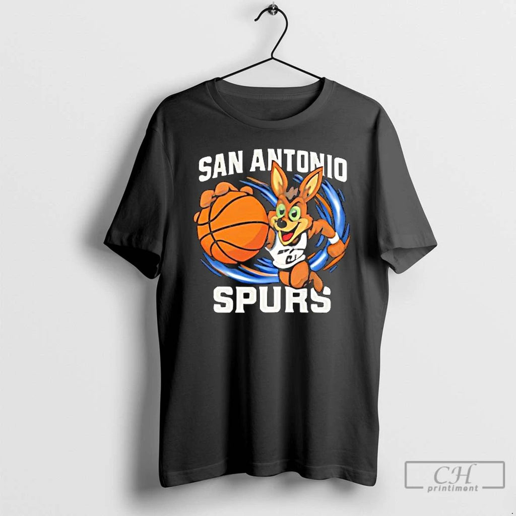 Premium San Antonio Spurs Mascot Logo T Shirts
