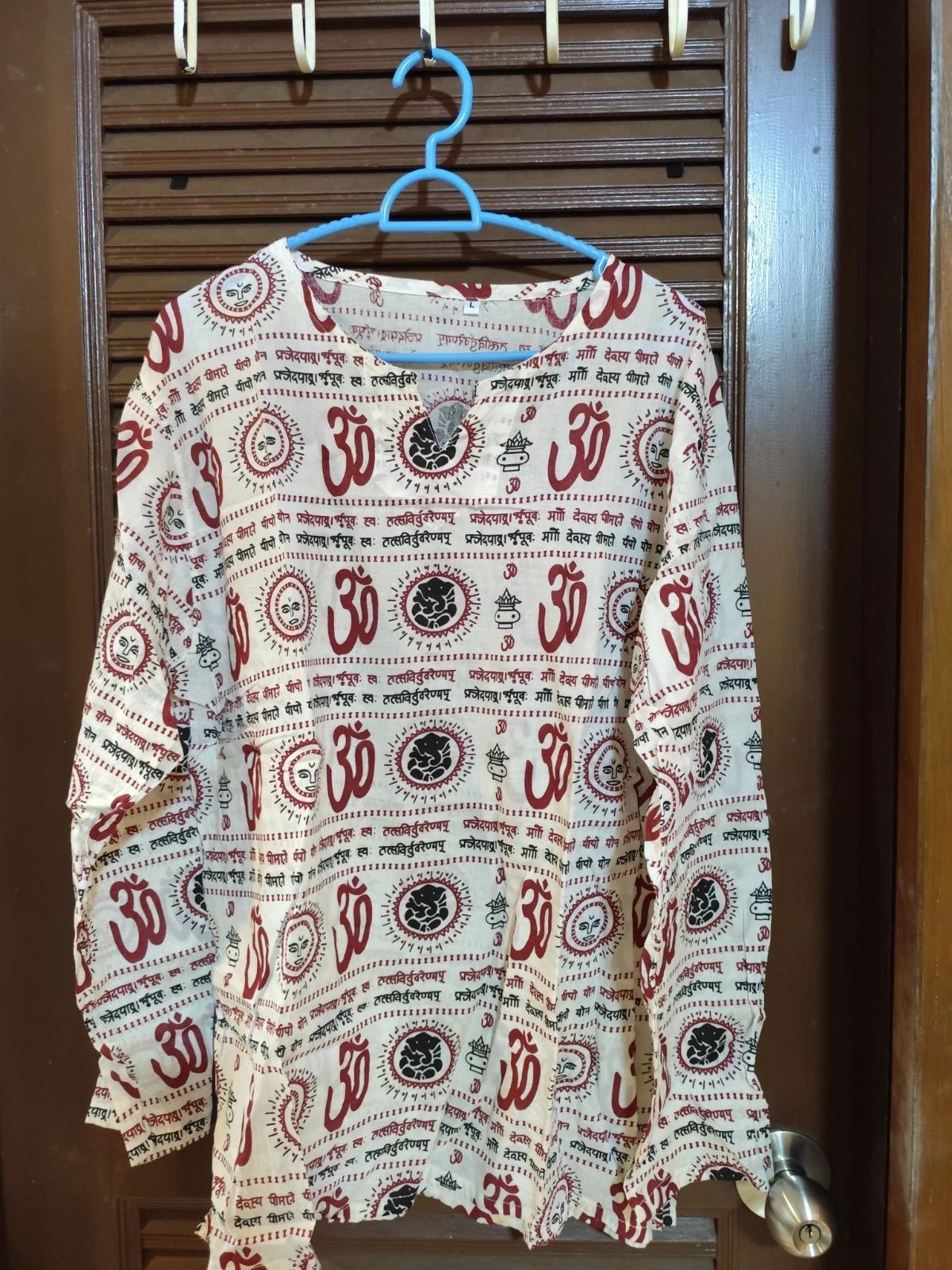 OM Ganesh Men's T Shirt Hindu India Meditation White L XL 2XL OM22