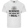 Science Like Magic But Real Funny Geek Nerd Mens Cotton T-Shirt Tee Top