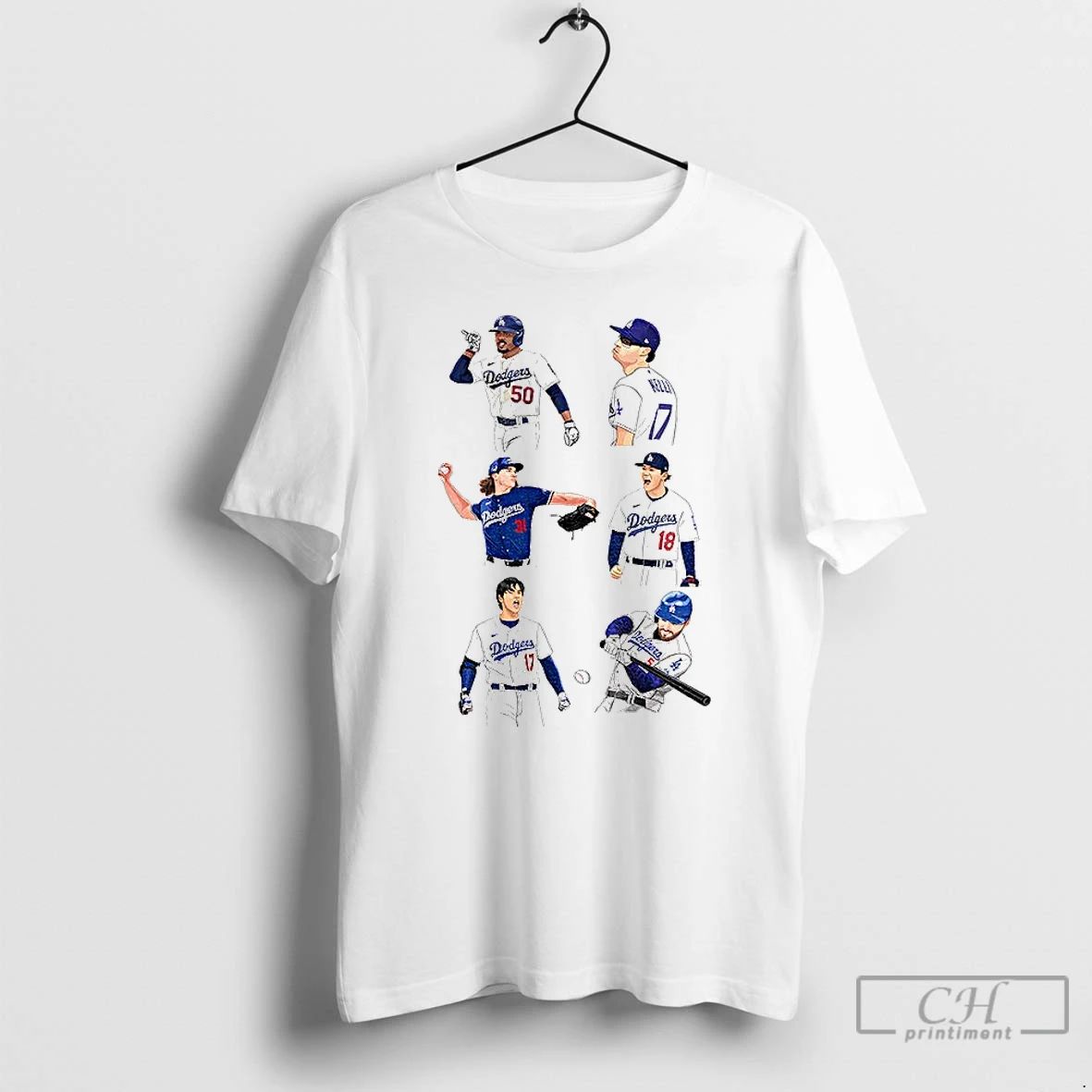 Classic Los Angeles Dodgers Baseball Squad Mlb T Shirts