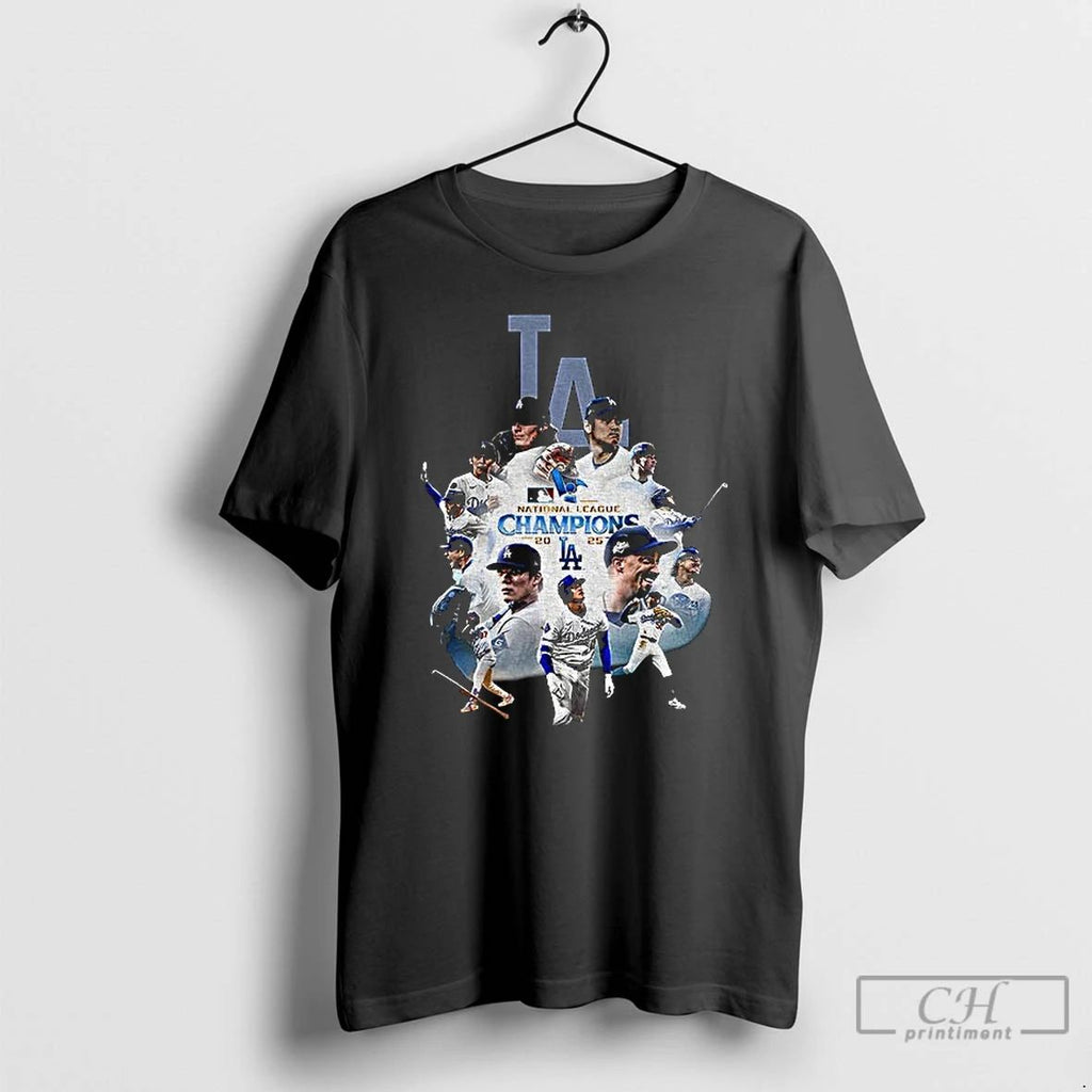 Classic Los Angeles Dodgers 2025 National League Championship Series Champions T Shirts