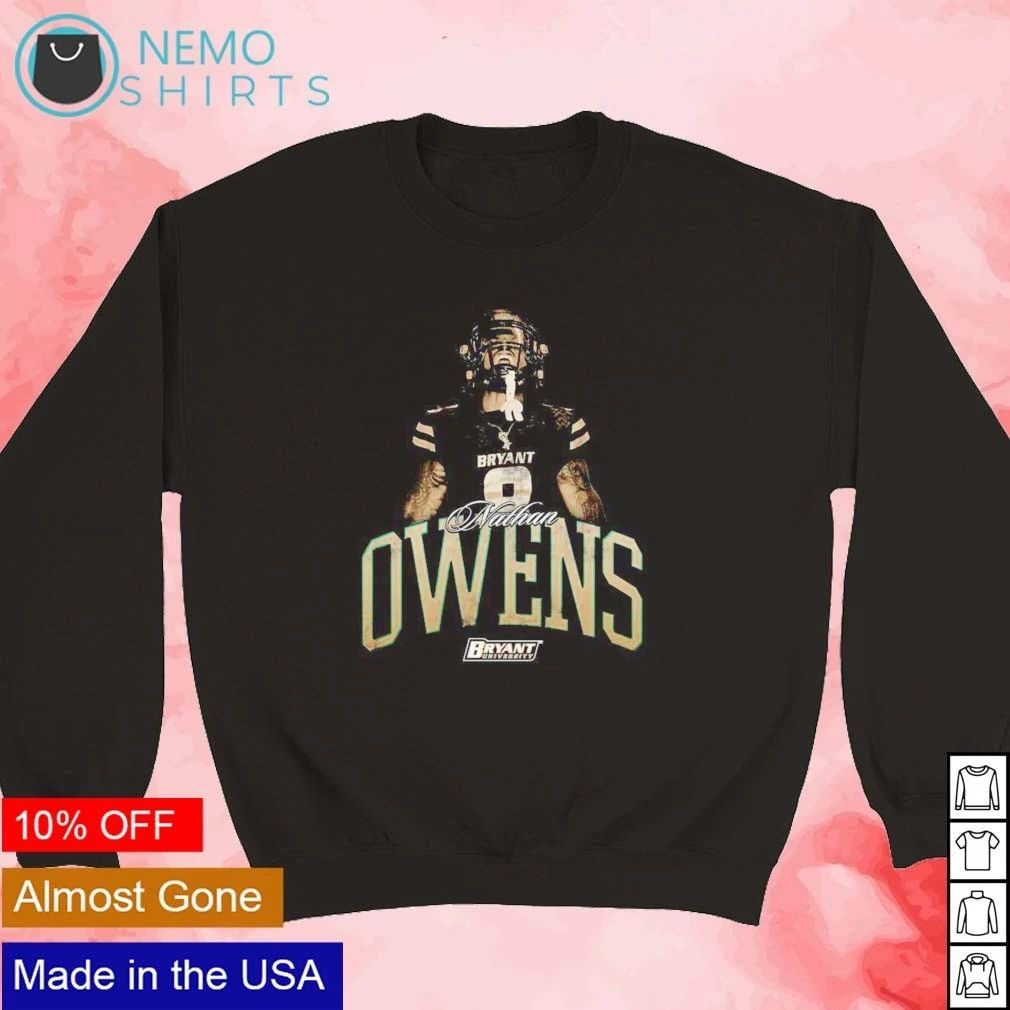 Nathan Owens Bryant Bulldogs Vintage College Football shirt