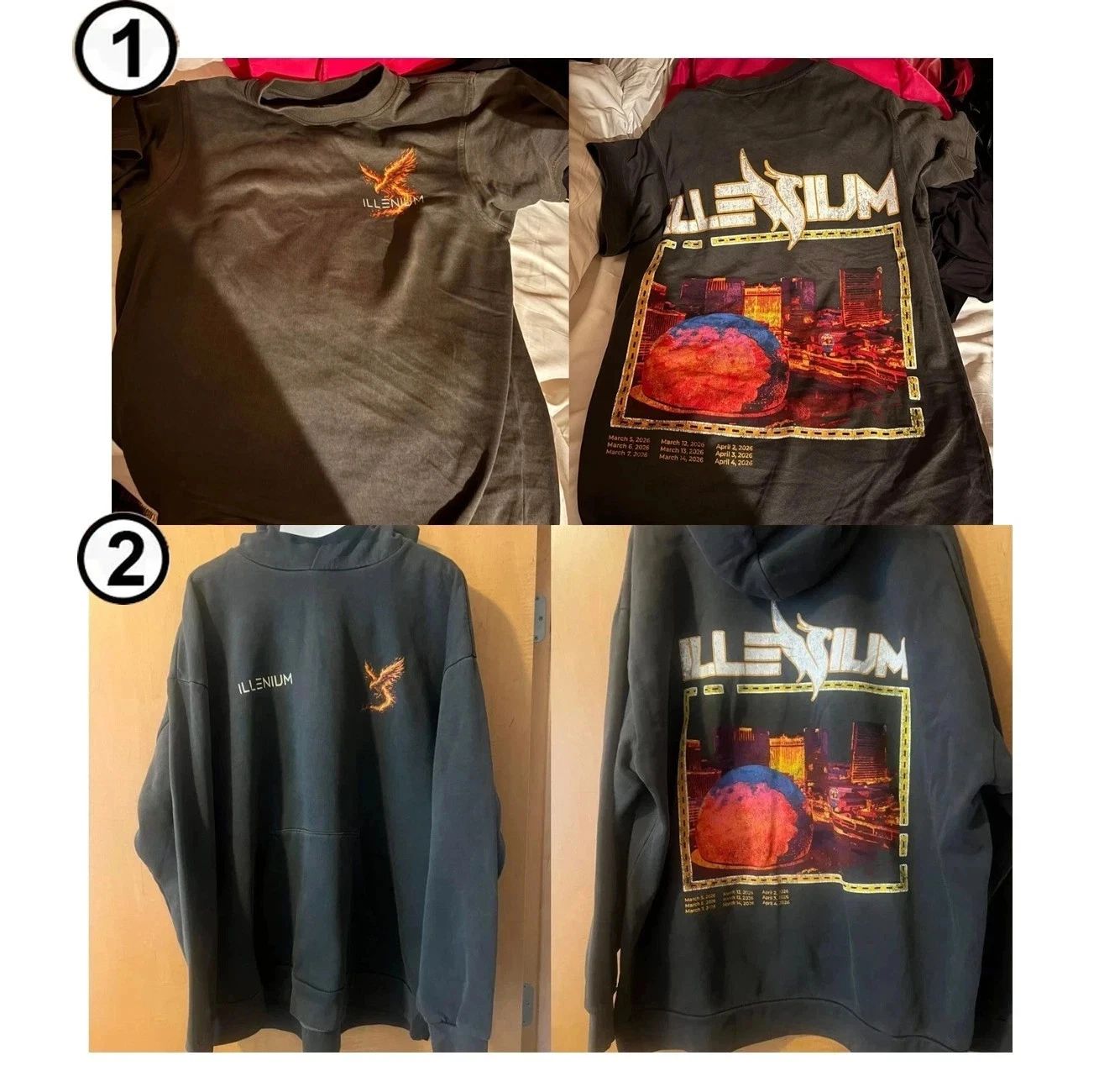 SALE! Illenium Sphere Odyssey 2026 Hoodie OR T-Shirt Reprint All Size