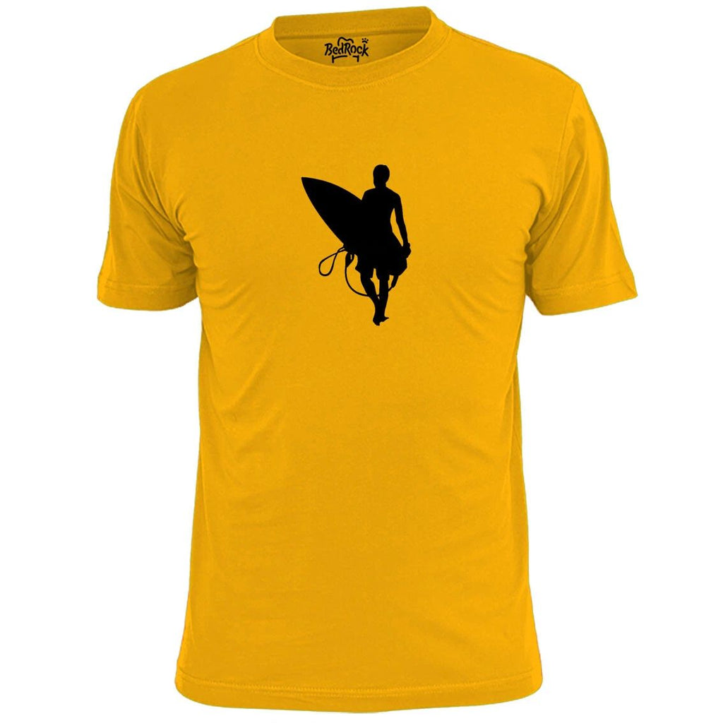 Mens Surfing Silhouette v1 T Shirt Wipeout Tube Waves Surf Beach