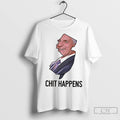 Classic New Jersey Governor Chris Christie Chit Happens Graphic