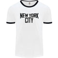 New York City as Worn by John Lennon Mens Ringer T-Shirt