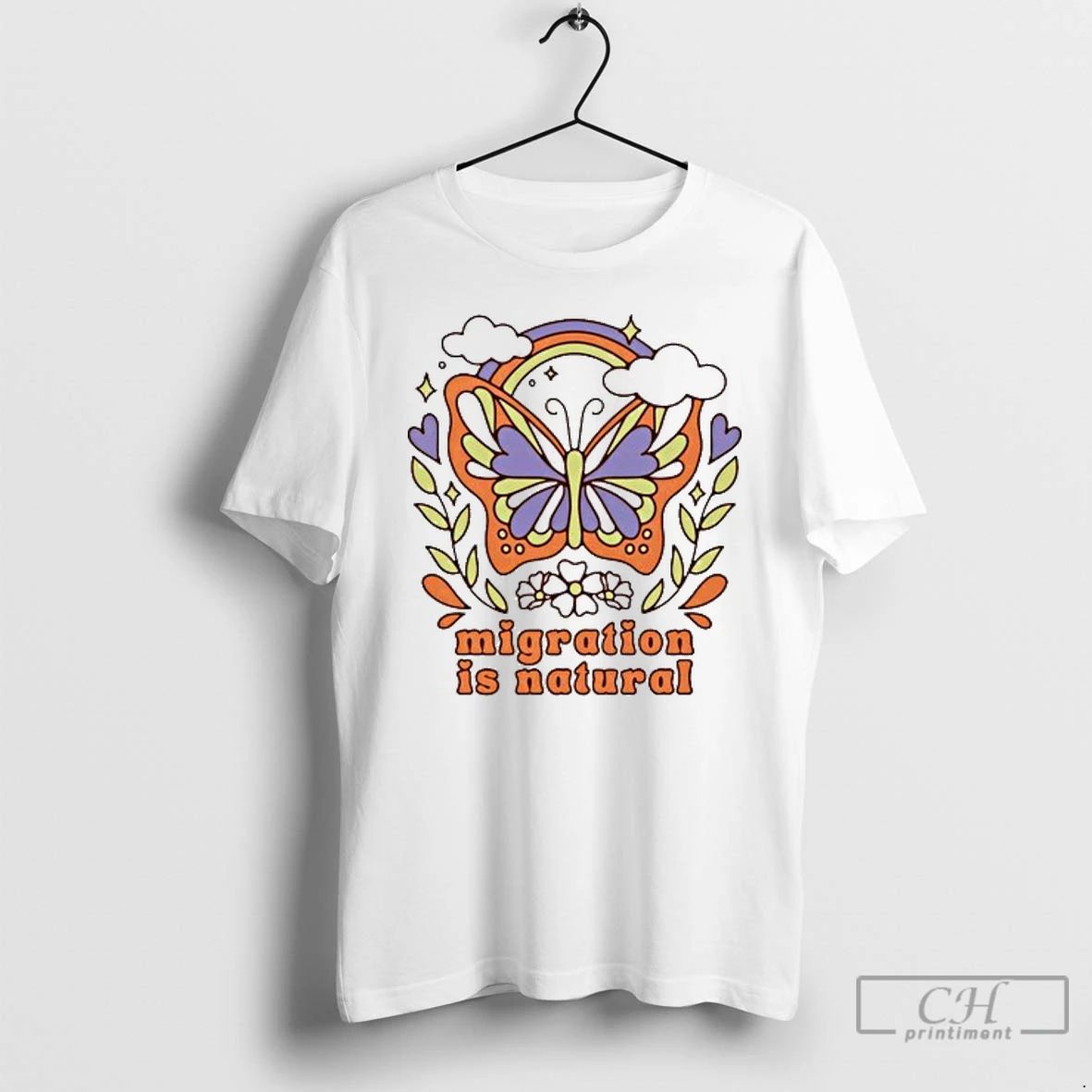 Classic Butterfly Migration Is Natural T Shirts