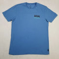 Rip Curl Mens Short Sleeve Graphic Tee Standard Fit Size Small Light Blue Casual