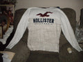 HOLLISTER Mens Medium  Long Sleeve Crew Neck  Logo Graphic- very nice .