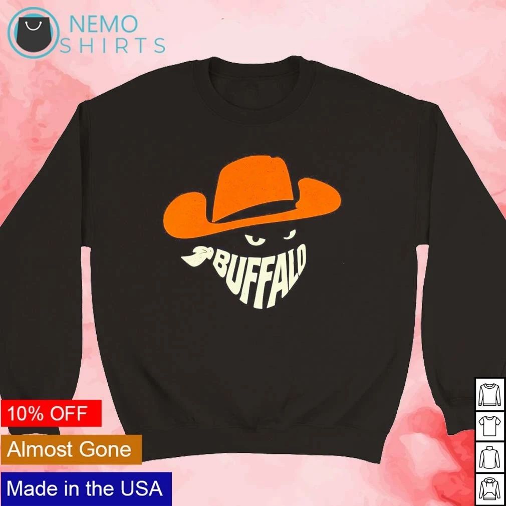 Buffalo Bandito Cowboy Western Outlaw Bandit shirt