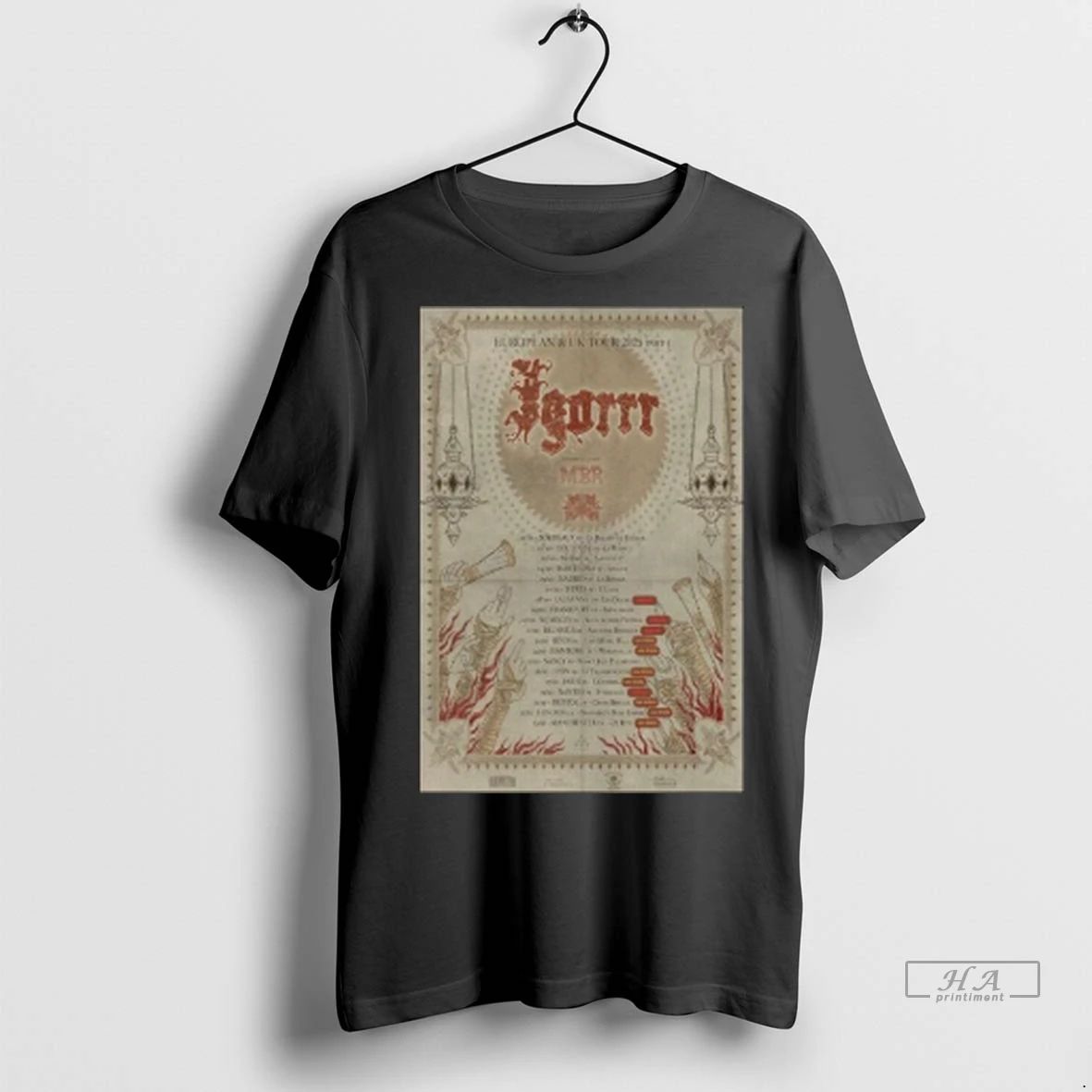 Trendy Officials Igorrr Tour Eu Uk 2025 Long Sleve Shirt Sweater