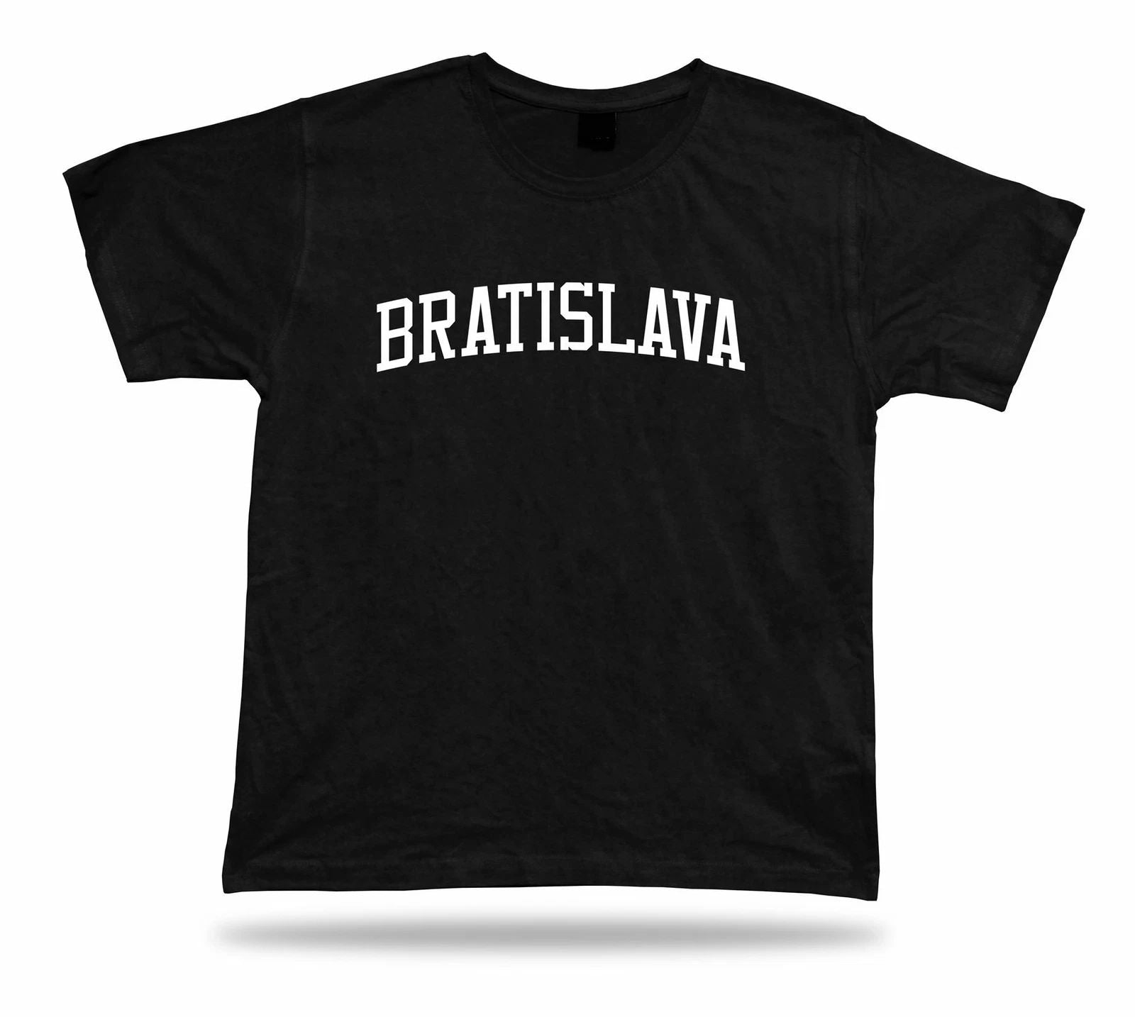 T-Shirt Stylish Cotton Classic Apparel great gift casual Bratislava Slovakia