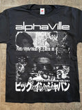 Alphaville T-Shirt on Black - Post Punk New Wave 80s Japan Camouflage a-ha Yazoo