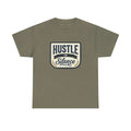 Hustle in Silence Tee | Motivational Badge Graphic