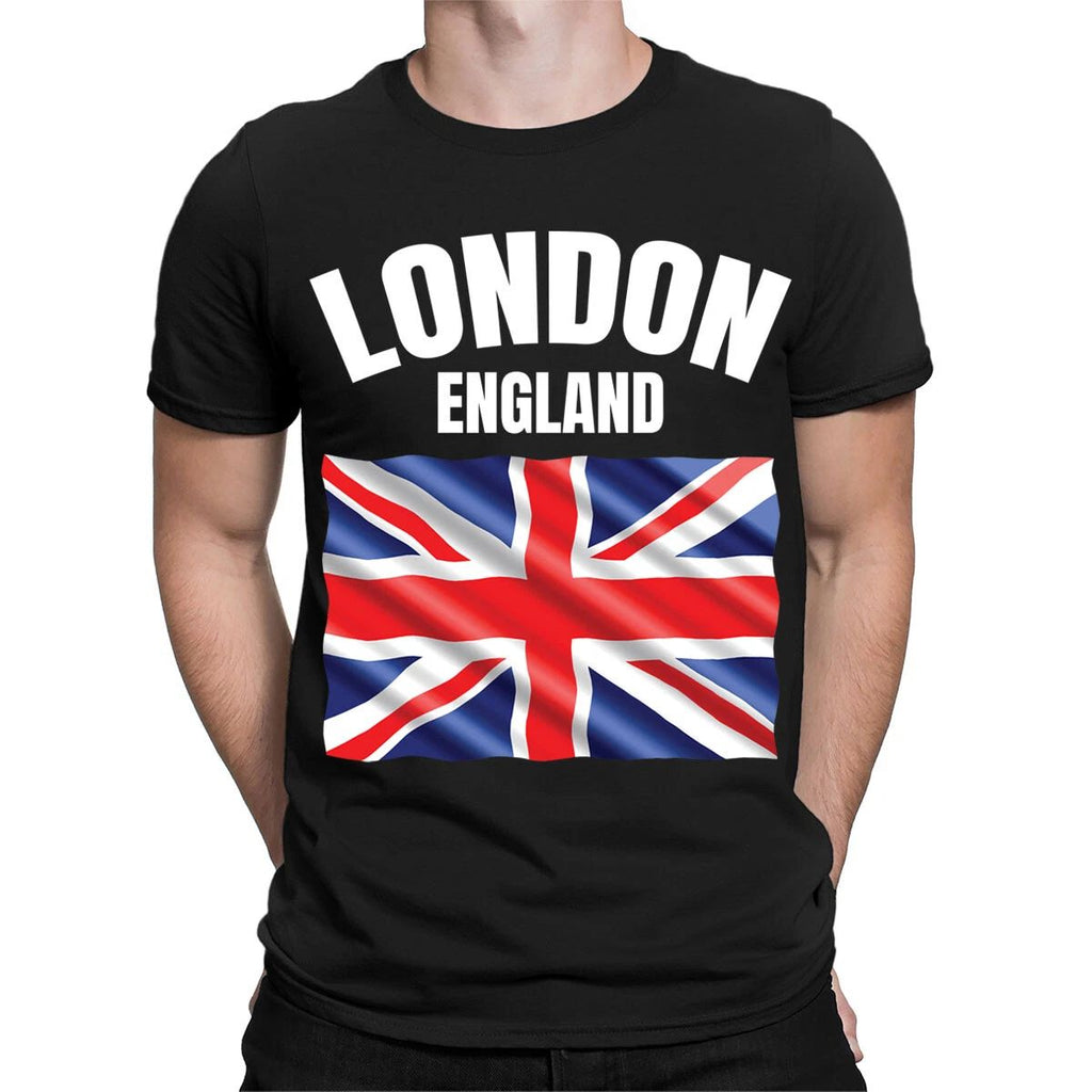 London England Souvenir Union Jack UK British Mens Womens T-Shirts Top #TA-147