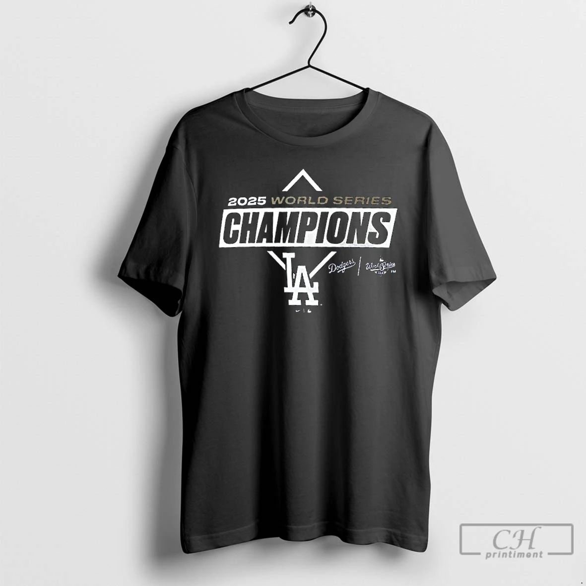 Classic Los Angeles Dodgers 2025 World Series Champions Team Logo Long Sleve T Shirts