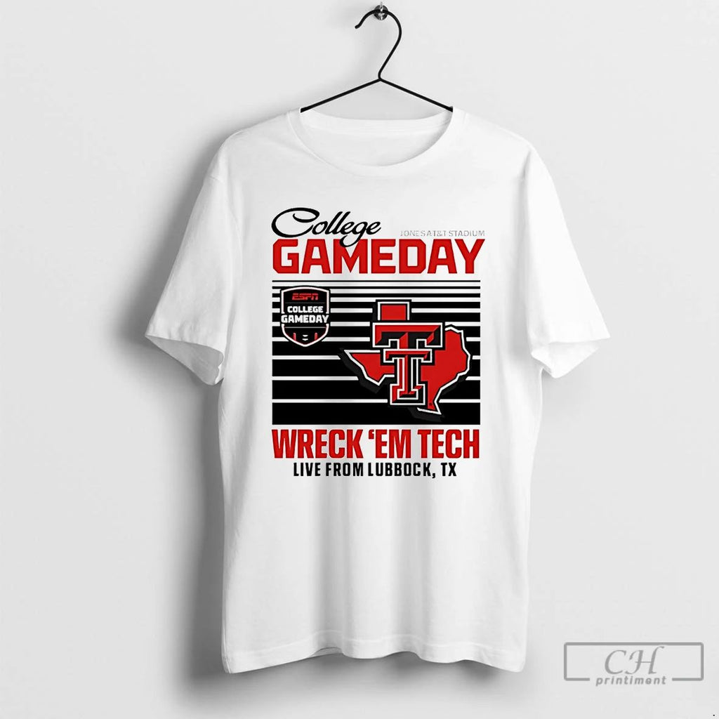 Premium Texas Tech Red Raiders Wreck Em Tech College Gameday T Shirts