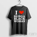 Classic Killa Yonna I Love Being A Black Woman Long Sleve T Shirts