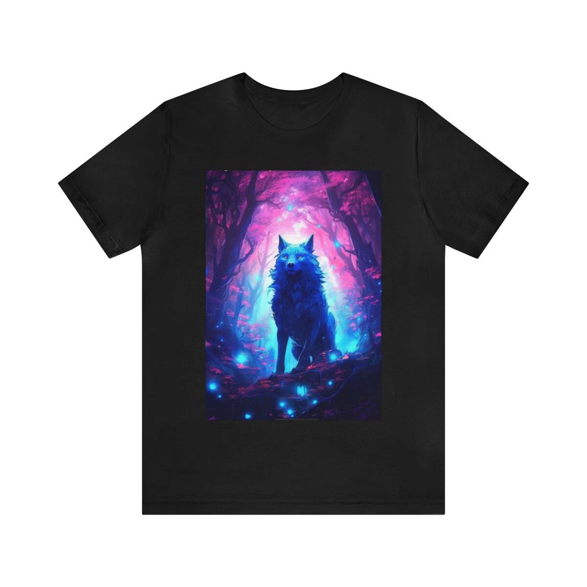 Fantasy wolf tee shirt - artist