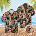 Personalized Dog Photo Hawaiian Shirt Custom Pet Lover Aloha Gift