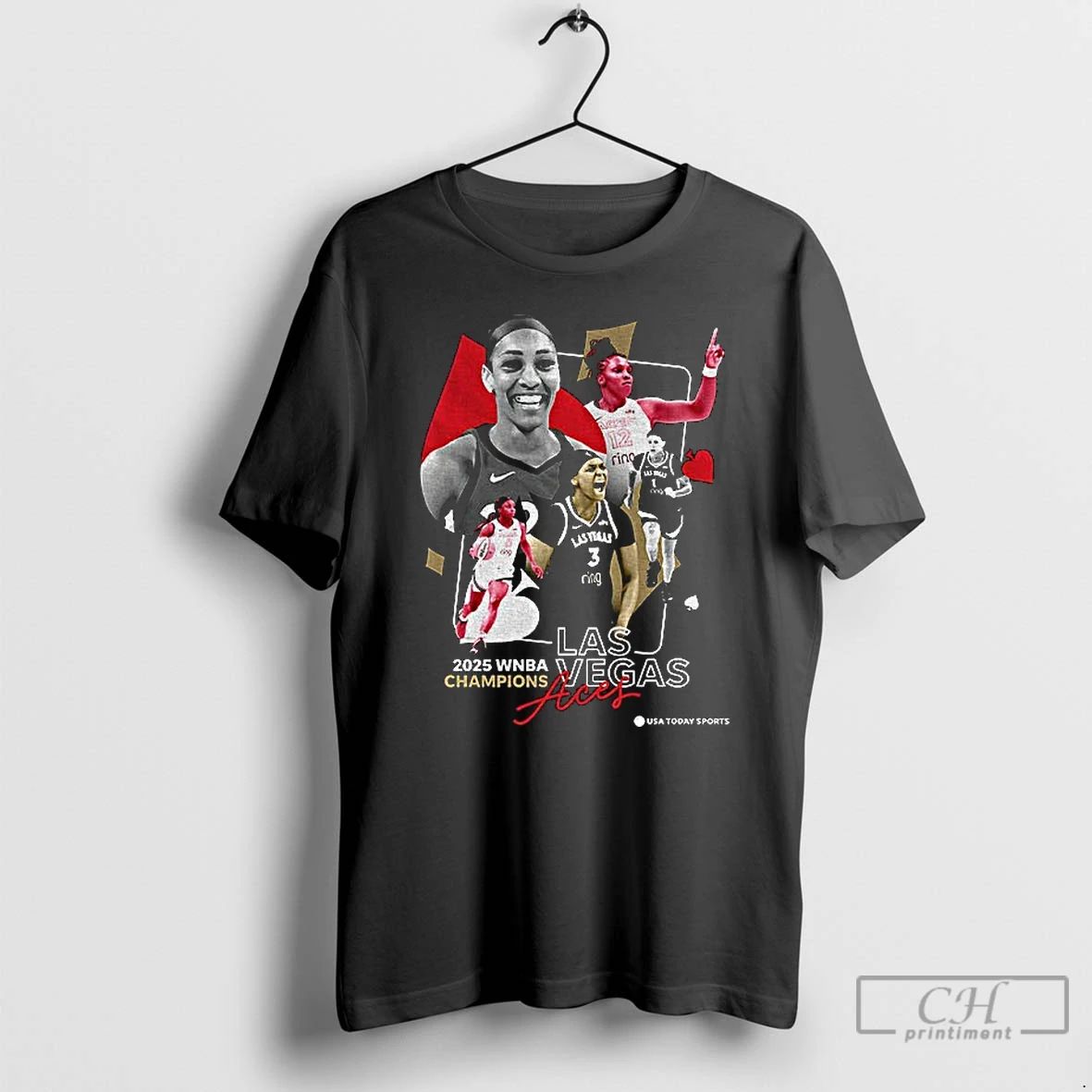 Classic Las Vegas Aces Basketball Wnba Champions 2025 Graphic Vintage T Shirts