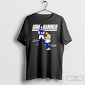 Classic Jaxson Dart And Cam Skattebo Arm Plus Hammer New York Giants Signature T Shirts
