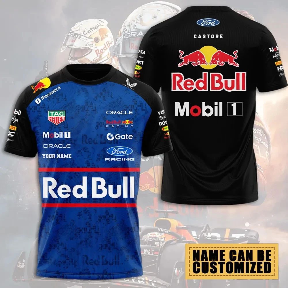 Personalized RedBull1 Formula F1 Racing Team 2026 3D Apparel Unisex T-Shirt