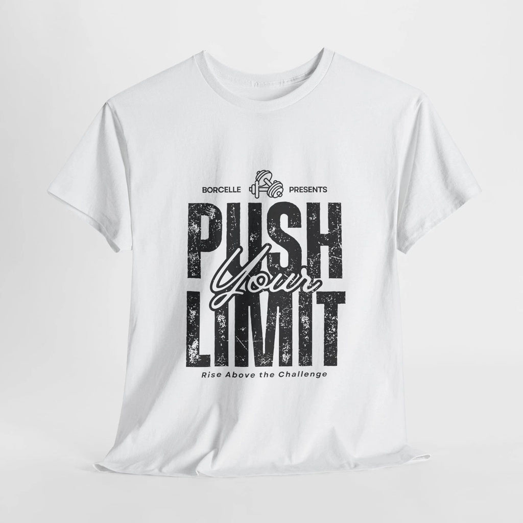 Push Your Limit Unisex Motivational T-Shirt - Gift for Fitness Lovers, Workout T