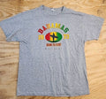 Bahamas Surf Graphics Gray Cotton Jerzees T-shirt Mens XL