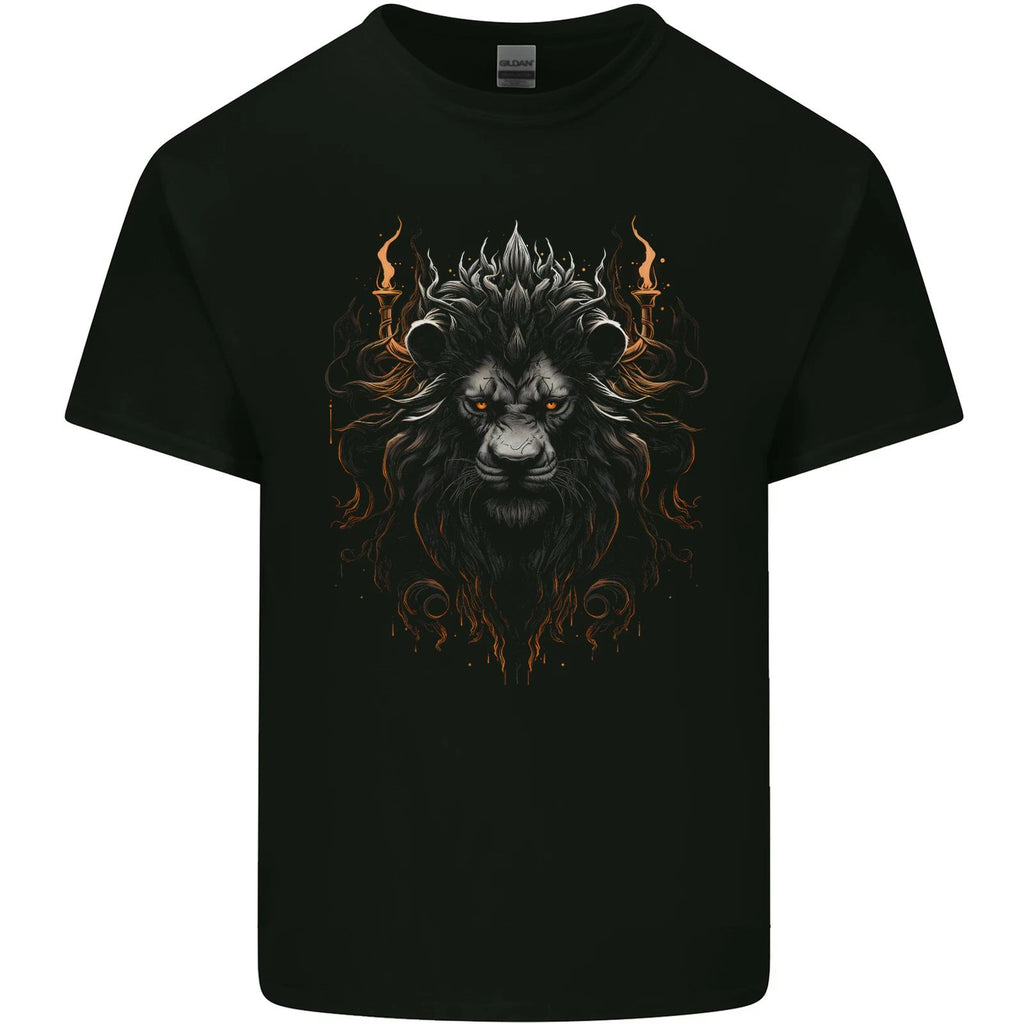 King of the Lions Fantasy Mens Light Cotton T-Shirt